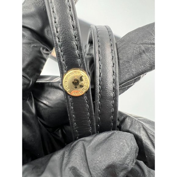 Burberry Hampshire Canvas Compact Leather Check Pattern Shoulder/Crossbo… - Picture 9 of 13